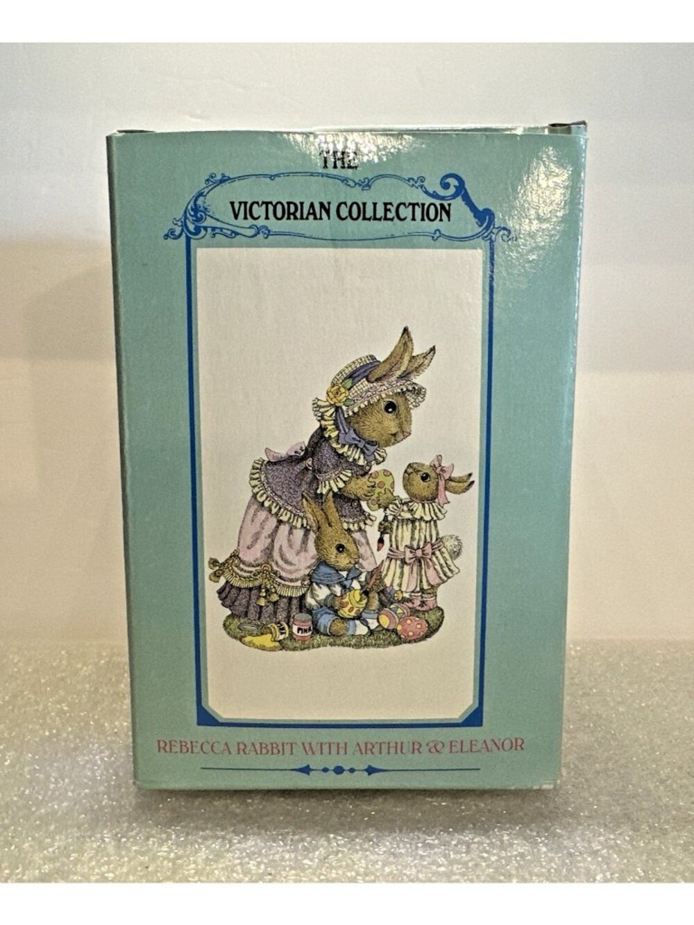The Victorian Collection REBECCA RABBIT WITH ARTHUR & ELEANOR VA34 Figurine 1995